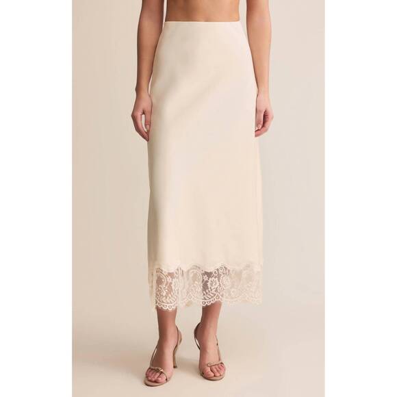Z SUPPLY Dresses & Skirts - NEW Z SUPPLY cinder lace midi skirt in cloud